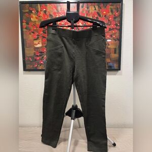 Betabrand Green Womens Yoga Pants With Pockets Size Large